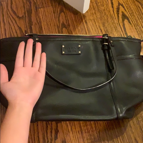 Authentic Kate Spade Black Leather Bag - Picture 6 of 6